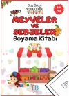 Meyveler ve Sebzeler Boyama Kitabı