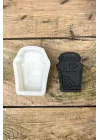 Mezar Taşı Rip Yazılı Mum Kalıbı (Silikon) (1 Adet)