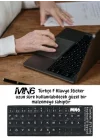 MF01 F Klavye Sticker/3 Adet-Laptop PC Uymlu-Silinmez/Türkçe F Klavye Sticker (3)