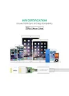 MFi Lisanslı USB-A & Lightning Şarj ve Data Kablosu, 2 Metre, Beyaz