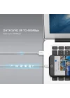 MFi Lisanslı USB-A & Lightning Şarj ve Data Kablosu, 2 Metre, Beyaz