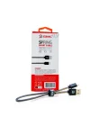 MİCRO UÇ USB Yaylı Kısa USB KABLO