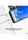Micro USB Hızlı Aktarım Şarj Kablosu – 1 m Uzunlukta Mikro-USB Şarj ve Veri Kablosu, 2.4 Amper
