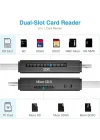 Micro USB OTG Adapter and USB 2.0 Portable Memory Card Reader for SDXC, SDHC, SD, MMC, RS-MMC, Micro SDXC, Micro SD, Micro SDHC Card and UHS-I Cards