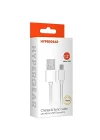 Micro USB Şarj ve Senkronizasyon Kablosu, Beyaz