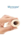 Microcase Spiral Yumuşak Esnek Kapı Kolu Çarpışma Önleyici Kapı Pencere Kolu Koruma -AL4546 2 Adet (Kahverengi)