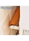 Microcase Spiral Yumuşak Esnek Kapı Kolu Çarpışma Önleyici Kapı Pencere Kolu Koruma -AL4546 2 Adet (Kahverengi)