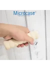 Microcase Spiral Yumuşak Esnek Kapı Kolu Çarpışma Önleyici Kapı Pencere Kolu Koruma -AL4546 2 Adet (Kahverengi)
