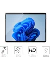 Microsoft Surface Pro 8 İle Uyumlu Ekran Koruyucu 9H Temperli Kırılmaz Esnek Nano Cam, Çizilmeye Ve Darbeye Dayanıklı Koruma, HD Şeffaf