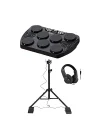 Midex DDX-105ST Profesyonel Standlı Dijital Davul Şarjlı Elektronik Bateri Bluetooth (Davul Stand Kulaklık Baget)