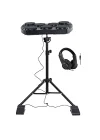 Midex DDX-105ST Profesyonel Standlı Dijital Davul Şarjlı Elektronik Bateri Bluetooth (Davul Stand Kulaklık Baget)