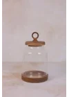 MİEN Ring Akasya Kapaklı Cam Kavanoz