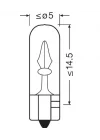 Mini Dipsiz Gösterge Ampul 12V 1.2W T5 2721-02b (2 Adet)