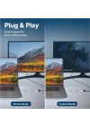Mini Ekran Portu HDMI Adaptörü Mini DP (Thunderbolt) HDMI Dönüştürücü MacBook Pro MacBook Air Mac Mini Microsoft Surface Pro 3/4 vs. ile Uyumlu (Beyaz)