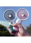 Mini Fan Masaüstü Taşınabilir Telefon Stantlı Vantilatör 2 Özellik Bir Arada Taşınabilir Masaüstü Vantilatör Yüksek Hızlı Asorti Renk 1 Adet