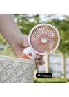 Mini Fan Masaüstü Taşınabilir Telefon Stantlı Vantilatör 2 Özellik Bir Arada Taşınabilir Masaüstü Vantilatör Yüksek Hızlı Asorti Renk 1 Adet