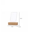 Mini Led Işıklı Ahşap Fotoğraf Çerçevesi