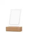 Mini Led Işıklı Ahşap Fotoğraf Çerçevesi
