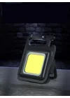 Mini Manyetik LED Kamp Lambası, 30 LED, 3 Mod, Şarj Edilebilir, Anahtarlık, Oto Tamir Lambası
