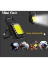 Mini Manyetik LED Kamp Lambası, 30 LED, 3 Mod, Şarj Edilebilir, Anahtarlık, Oto Tamir Lambası