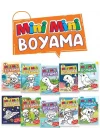 Mini Mini Boyama Kitabı Büyük Boy (10 Çeşit - 50 Kitap)