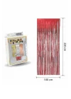 Mini Party Store Lüks Kapı Perdesi Kırmızı 100 * 220 Cm