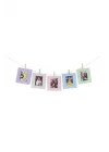 Mini Resim Çerçeveli 10 Mandal Set
