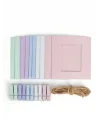 Mini Resim Çerçeveli 10 Mandal Set