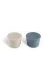 Mini Sos Kapları 2li Set - Light Gray/Dusty Blue 1196816