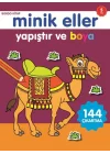 Minik Eller Yapıştır Ve Boya - Bordo Kitap