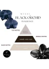 MİSSİ 200 ml Gold-Gri Seramik Taş Bambu Çubuklu Black Orchid Oda Kokusu