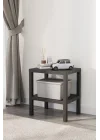 Mithra Life 2 Katlı Plastik Siyah Banyo Mutfak Rafı MIT1055