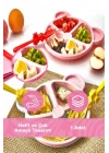 Mithra Life 3 Bölmeli Pembe Bebek Çocuk Yemek Mama Tabağı