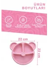 Mithra Life 3 Bölmeli Pembe Bebek Çocuk Yemek Mama Tabağı