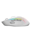 Model I 2 RGB Kablosuz BAMF sensörlü 26000 DPI 75 gram Gaming Mouse Mat Beyaz