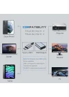 Monitör için USB C - HDMI Adaptörü, MacBook pro için 4K HDMI - USB C Dizüstü Bağlantı İstasyonları, iPad air için USB Tip C - HDMI Kablosu, Chromebook XPS TV vb için USBCden HDMI Donglea