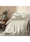 Morıan Bambu Çift Kişilik Nevresim Seti 200X220 Cm Natural