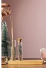 Motive Tasarımlı Dekoratif Set - Bambu Oda Kokusu Şişesi