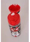 Mouse Lisanslı Beslenme Kabı ve Tritan Matara 500 ml Beslenme Seti, Kırmızı