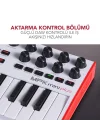 MPK Mini Plus - USB MIDI Klavye Controller, 37 Mini Tuş, 8 MPC Pedi, Sıralayıcı, MIDI/CV/Gate G/Ç, Müzik Prodüksiyon Yazılımı Dahil, Beyaz Sınırlı Sürüm