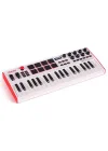 MPK Mini Plus - USB MIDI Klavye Controller, 37 Mini Tuş, 8 MPC Pedi, Sıralayıcı, MIDI/CV/Gate G/Ç, Müzik Prodüksiyon Yazılımı Dahil, Beyaz Sınırlı Sürüm