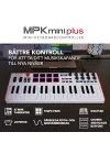 MPK Mini Plus - USB MIDI Klavye Controller, 37 Mini Tuş, 8 MPC Pedi, Sıralayıcı, MIDI/CV/Gate G/Ç, Müzik Prodüksiyon Yazılımı Dahil, Beyaz Sınırlı Sürüm