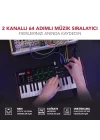 MPK Mini Plus USB MIDI Klavye Controller, 37 Mini Tuş, 8 MPC Pedi, Sıralayıcı, MIDI/CV/Gate G/Ç, Müzik Prodüksiyon Yazılımı Dahil