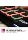 MPX8 - Sample Pad Controller 8 Performansa Hazır Hıza Duyarlı Pedli, MIDI Bağlantısı ve Yerleşik SD Kart Yuvasına Sahip Taşınabilir Örnek, Siyah