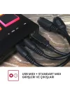 MPX8 - Sample Pad Controller 8 Performansa Hazır Hıza Duyarlı Pedli, MIDI Bağlantısı ve Yerleşik SD Kart Yuvasına Sahip Taşınabilir Örnek, Siyah