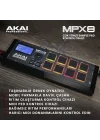 MPX8 - Sample Pad Controller 8 Performansa Hazır Hıza Duyarlı Pedli, MIDI Bağlantısı ve Yerleşik SD Kart Yuvasına Sahip Taşınabilir Örnek, Siyah