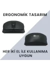 MS102 USB Kablolu 2400DPI 4 Tuşlu Mouse -Sessiz PC, Mac, Dizüstü Bilgisayar için, Windows, Linux ve Mac ile Uyumlu Sağ ve Sol Elle Kullanıma Uygun, 99gr Hafif Optik Mouse Siyah