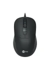 MS102 USB Kablolu 2400DPI 4 Tuşlu Mouse -Sessiz PC, Mac, Dizüstü Bilgisayar için, Windows, Linux ve Mac ile Uyumlu Sağ ve Sol Elle Kullanıma Uygun, 99gr Hafif Optik Mouse Siyah