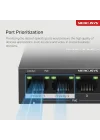 MS105GP, 5-Port Gigabit Desktop Switch with 4-Port PoE+