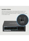 MS106LP, 6-Port 10/100Mbps Desktop Switch with 4-Port PoE+